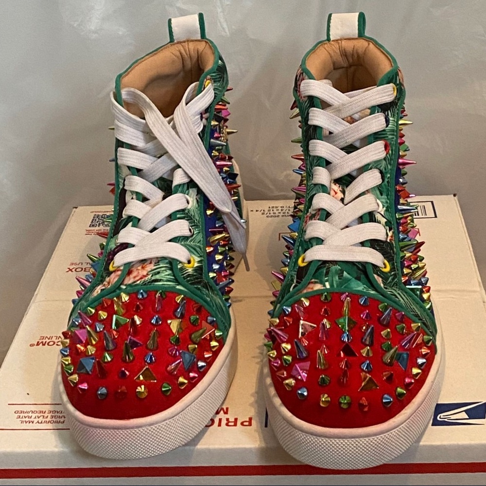 Christian Louboutin Spiked Hightop Sneakers